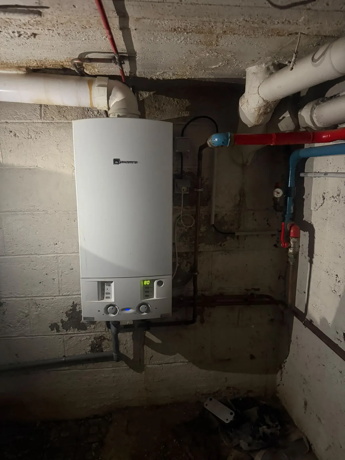 Avant les travaux, Pompe a chaleur Air/Eau